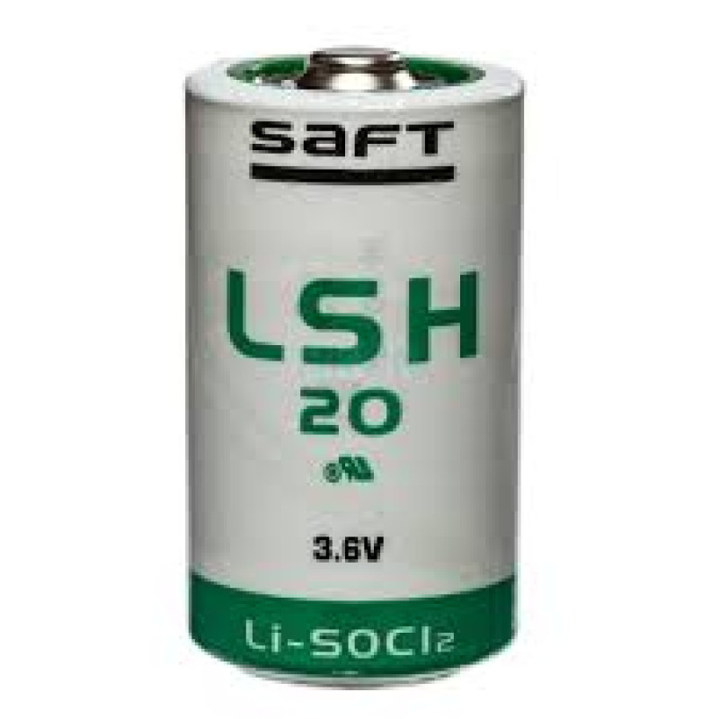 Saft LSH 20 3.6V D-Size Primary Lithium Battery