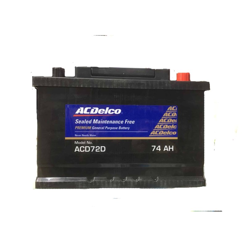 ACDelco 72 AH, Din Size battery , ACD72D ,