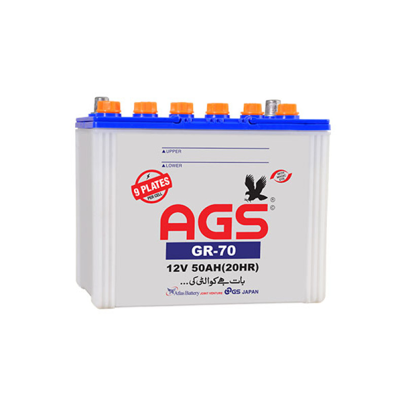 AGS GR70 12 Volts 9 Plates Battery