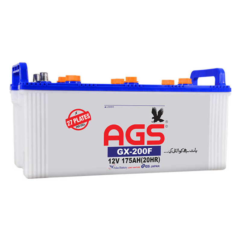 AGS Battery GX 200 175 AH 27 Plate AGS Battery GX 200