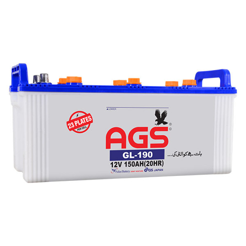 AGS GL190 -23 plates 150 AH