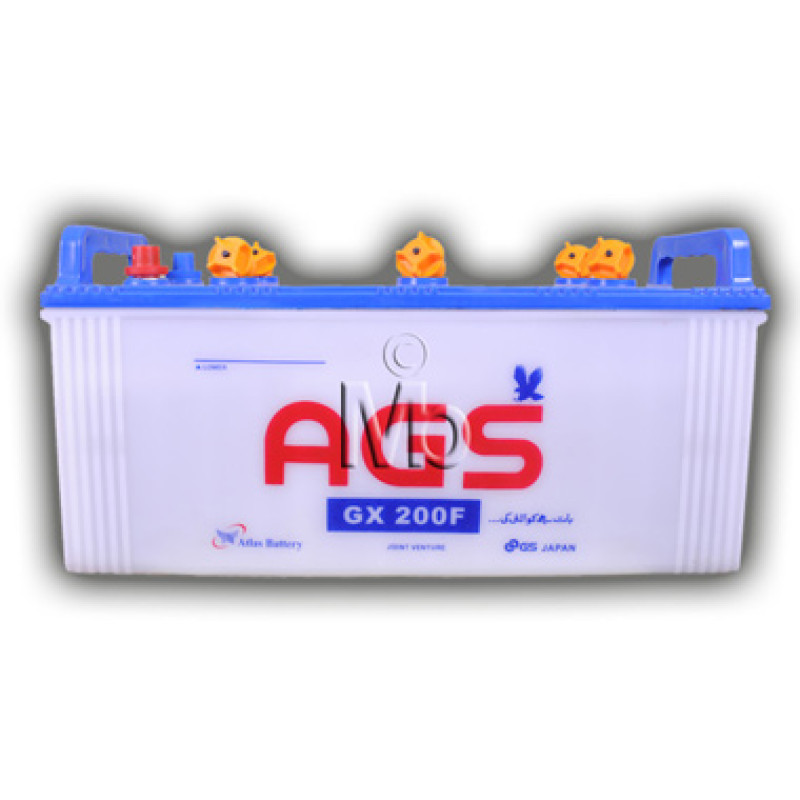 AGS GX200 F 12 Volts 27 Plates Lead Acid Battery
