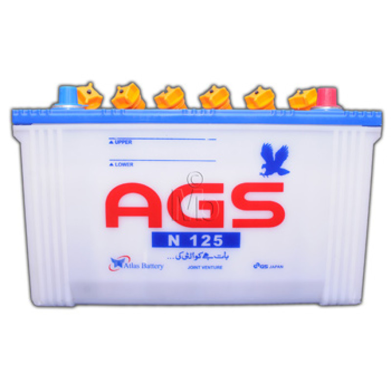 AGS N125 12 Volts 17 Plates Lead Acid Battery