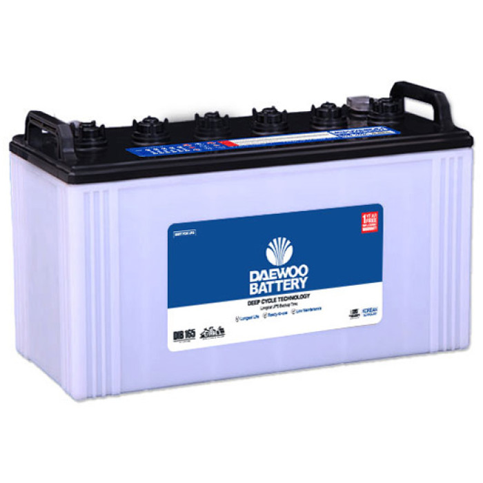Daewoo DIB-165 115 Ah Low Maintenance Deep Cycle (For UPSSolar) Battery
