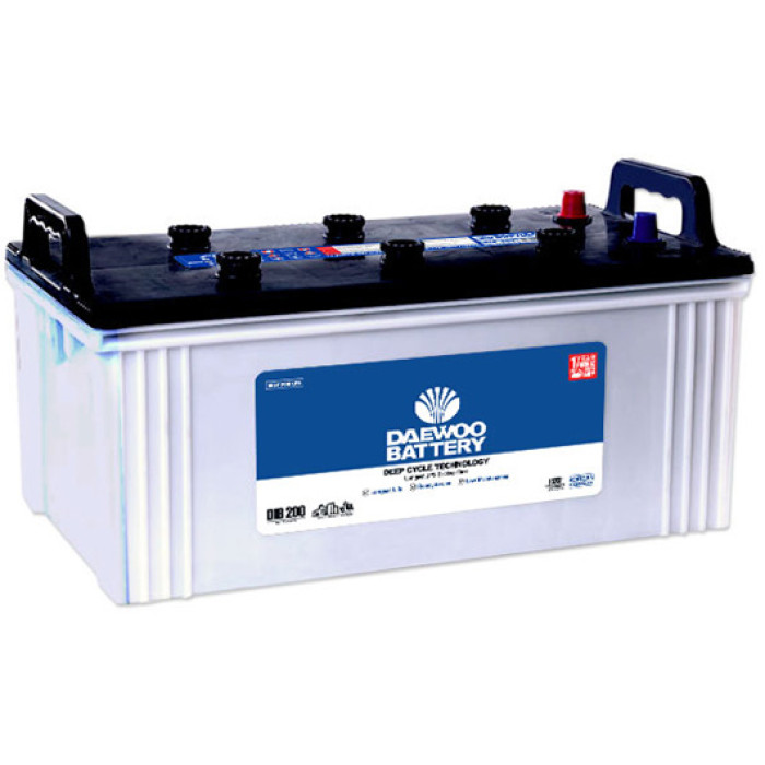 Daewoo DIB-200 175 Ah Low Maintenance Deep Cycle (For UPSSolar) Battery