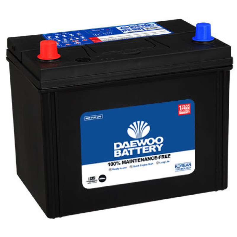 Daewoo DLS-105 78 Ah Maintenance Free For Vehicles Battery