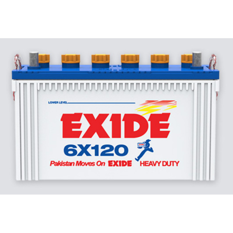 Exide 6X120 15 Plates 108 Ah Battery