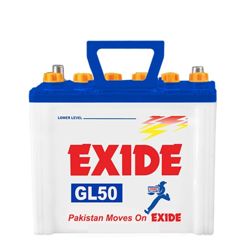 Exide Battery GL 50, 36 AH & 09 Plates