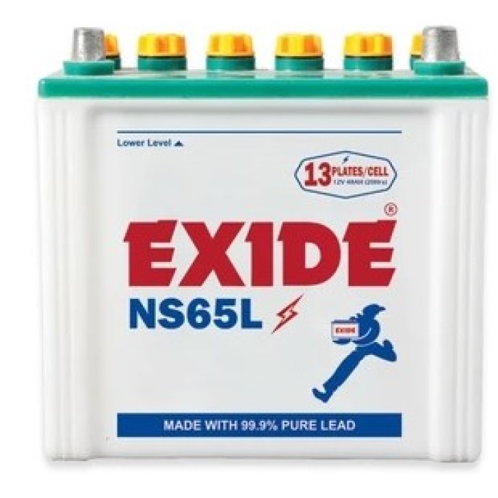 Exide Battery NS 65L 47 ah 12 plates