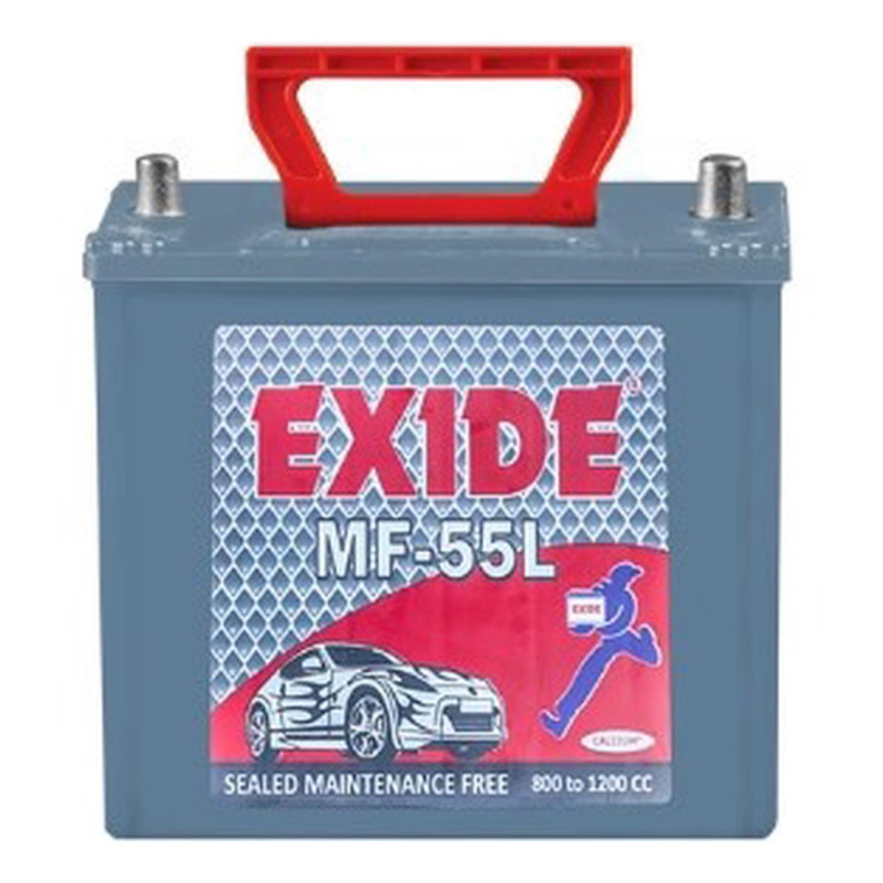 Exide MF 55 L , 9 plates, 38 ah