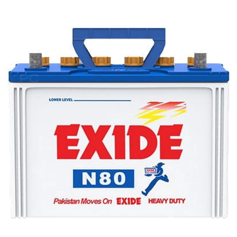 Exide N 80 65 ah 11 plate battery 