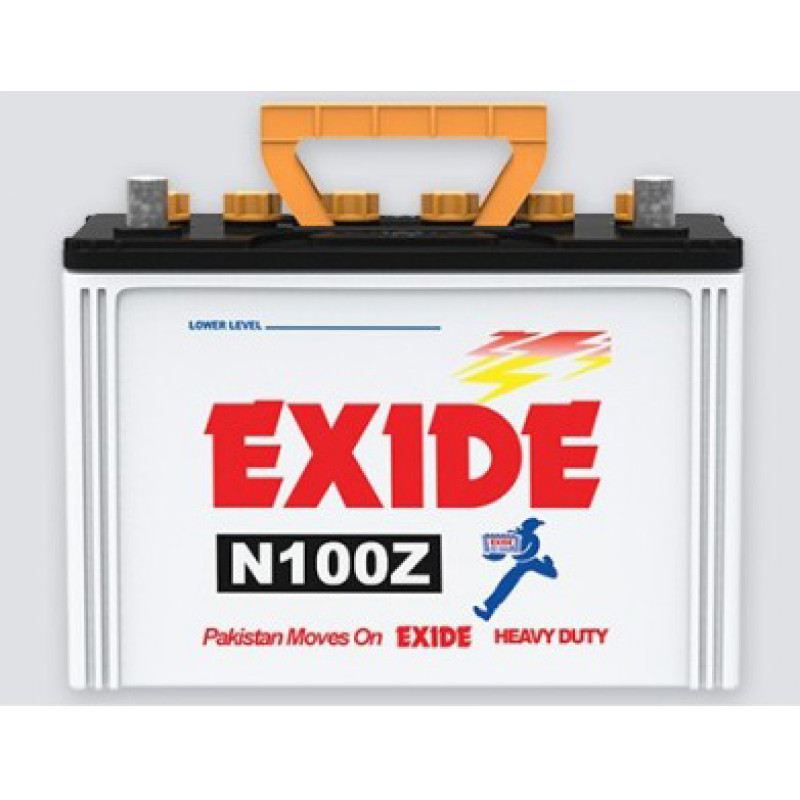 Exide N100Z 13 Plates 80 Ah Battery 