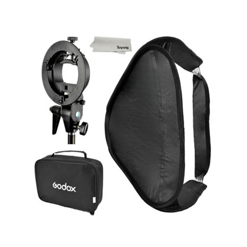 GODOX Softbox with S Type Bracket Foldable Size 80x80cm