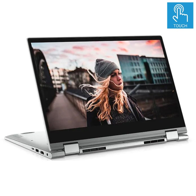 Dell Inspiron 14 5406 2-in-1 Laptop 11th Gen Intel Core i7 1165G7, 8GB, 512GB SSD, 14 FHD Touchscreen, MX330 2GB GC, W10, Silver, Dell Essential Backpack, Dell Active Pen