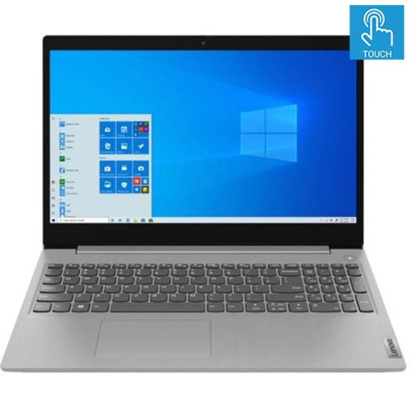 Lenovo IdeaPad 3 15IIL05 Laptop 10th Gen Ci5 1035G1, 12GB, 256GB SSD, 15.6 Touchscreen, Platinum Grey, Windows 10