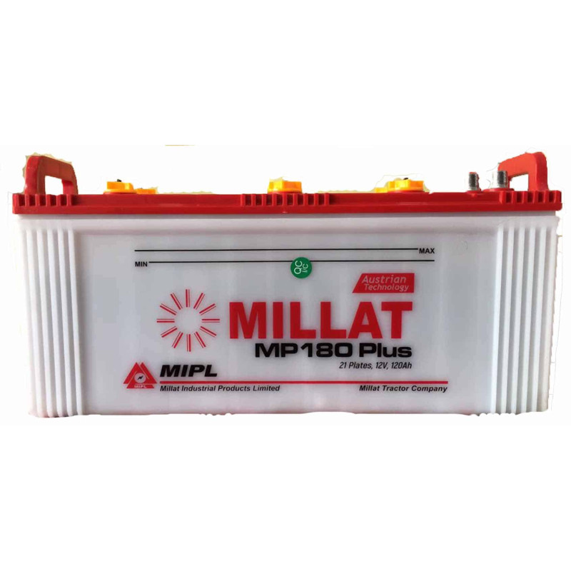 Millat Battery MP 180 120 AH 21 Plate Millat Battery