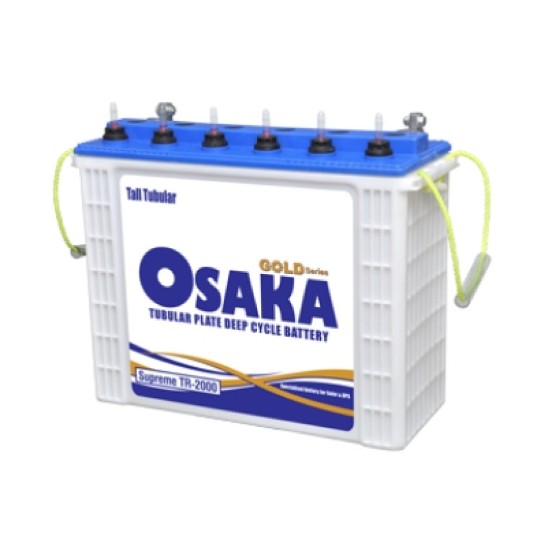 Osaka Battery TA 1800 185 Ah Tall Tubular Osaka Battery