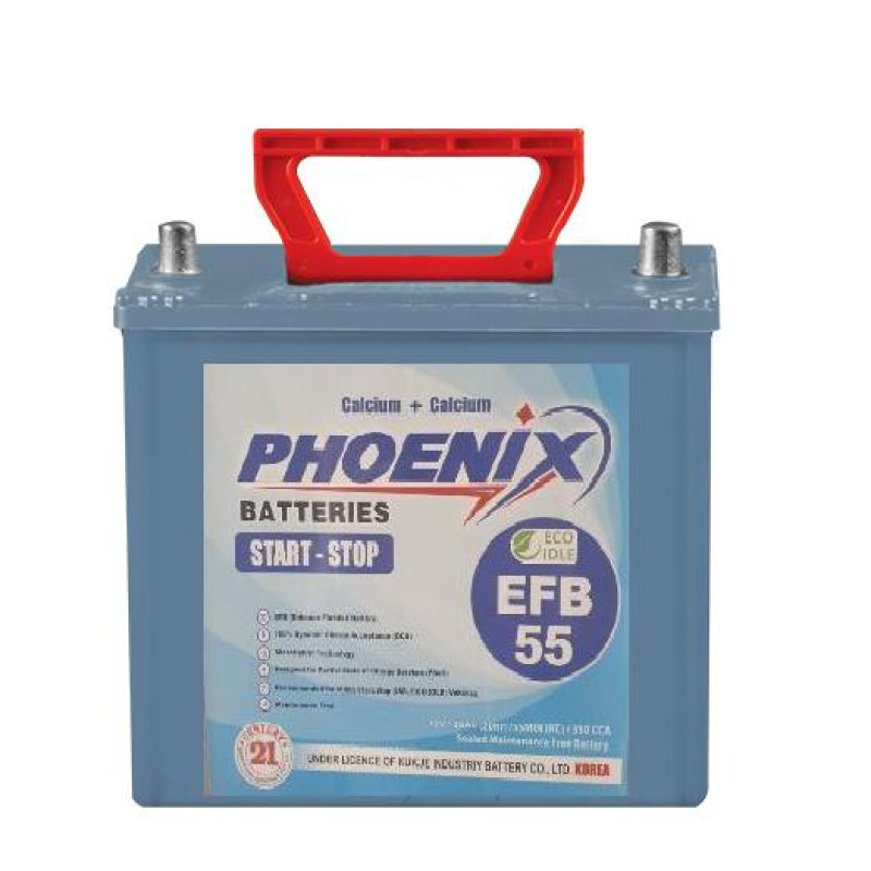 Phoenix Battery EFB 60 MF 9 Plate 38 AH ECO 60