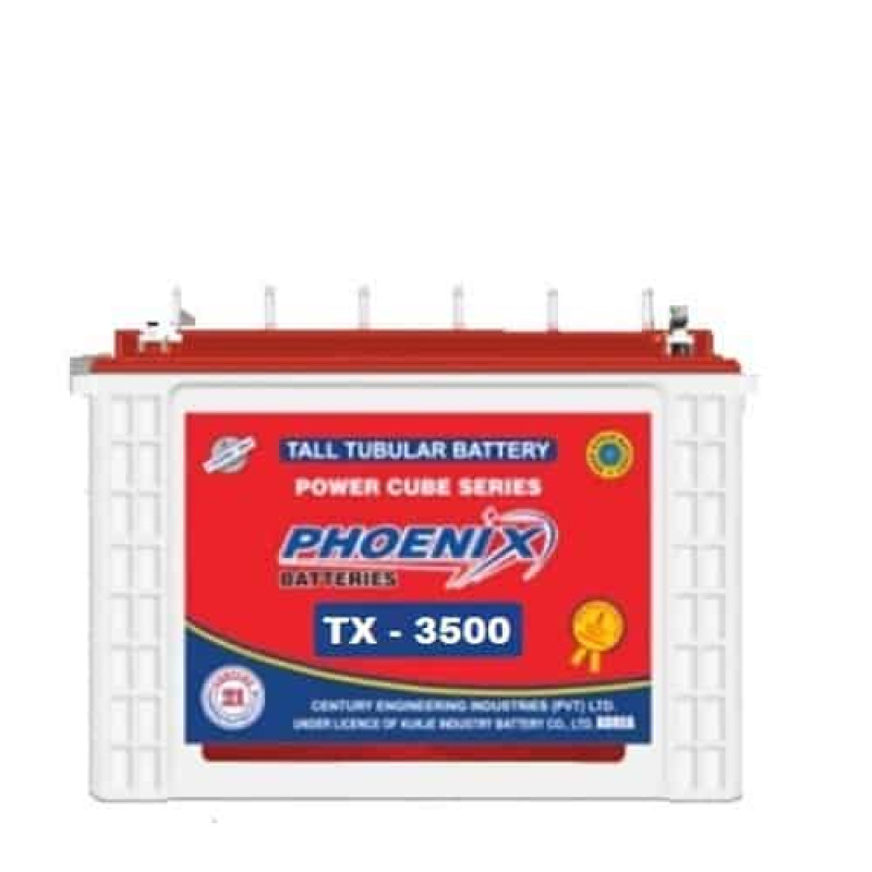 Phoenix Battery Tx 3500 280 AH Tubular Phoenix Battery