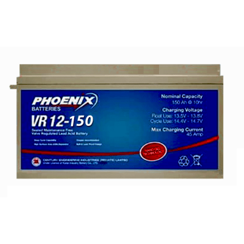 Phoenix Battery VRLA 150 150 AH Gel Dry Phoenix Battery