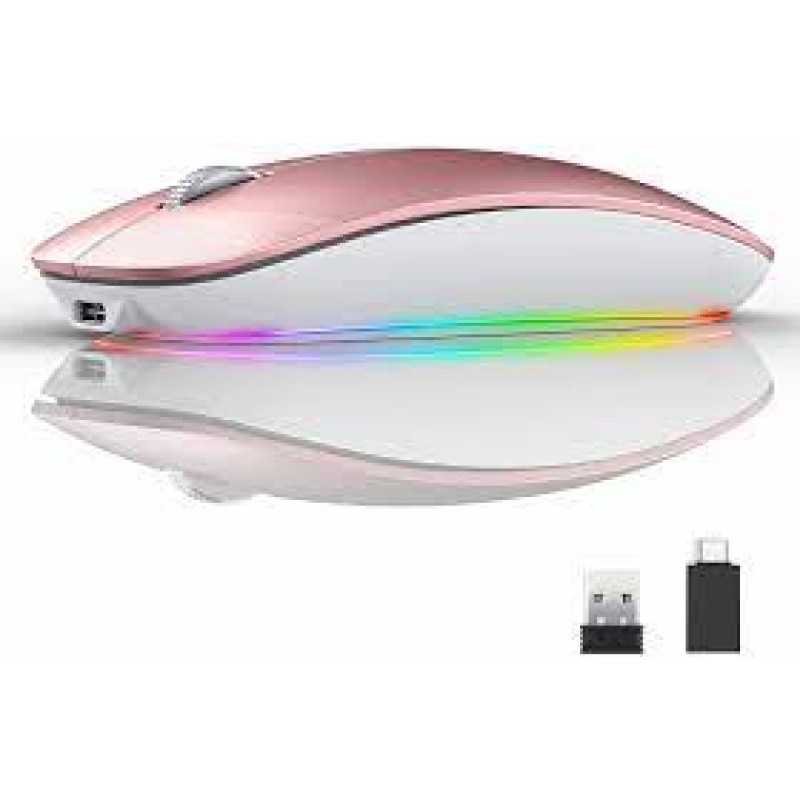 RGB backlit wireless mouse