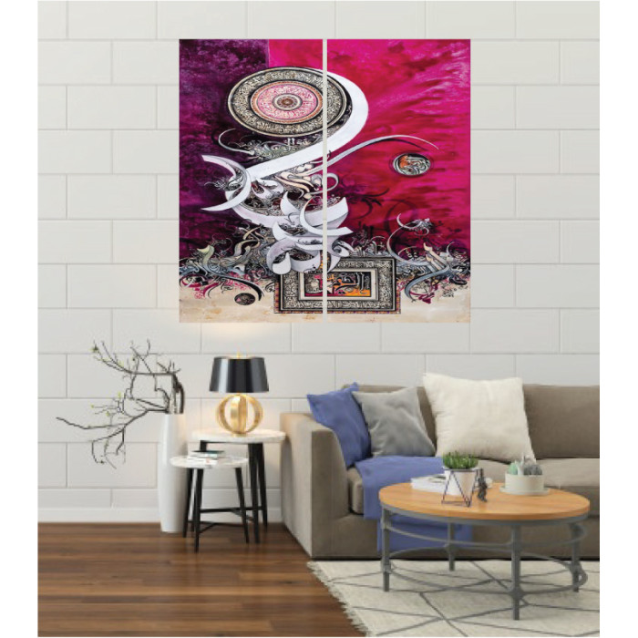 Wall Frames 2 Pieces Set Canvas – Digitally Printed Wall Canvas F-127 Wall Frames 2 Pieces Set Canvas – Digitally Printed Wall Canvas F-127