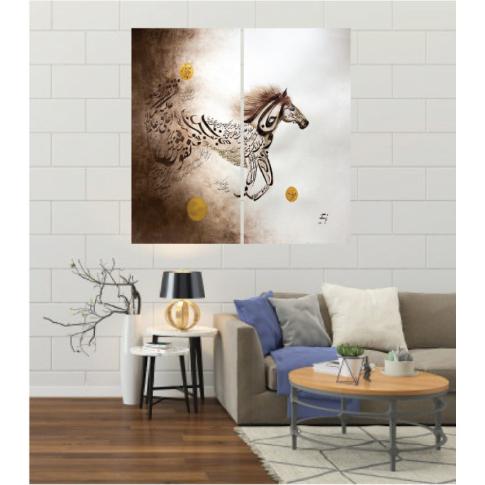 Wall Frames 2 Pieces Set Canvas – Digitally Printed Wall Canvas F-129 Wall Frames 2 Pieces Set Canvas – Digitally Printed Wall Canvas F-129