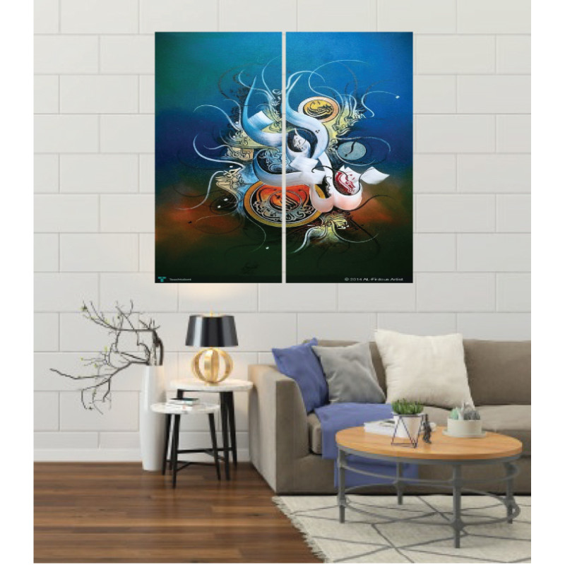 Wall Frames 2 Pieces Set Canvas – Digitally Printed Wall Canvas F-168