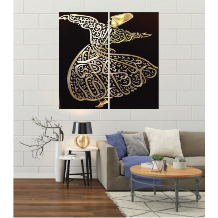 Wall Frames 2 Pieces Set Canvas – Digitally Printed Wall Canvas F-175 Wall Frames 2 Pieces Set Canvas – Digitally Printed Wall Canvas F-175