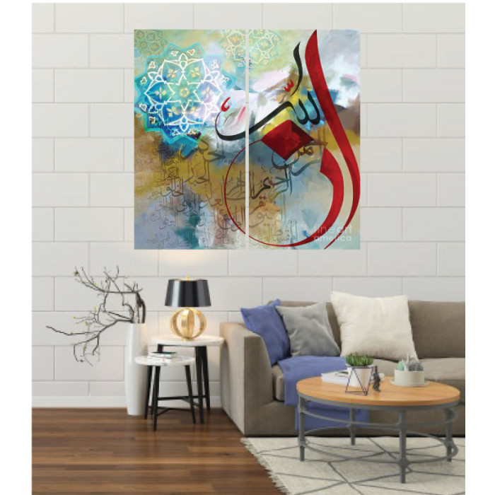 Wall Frames 2 Pieces Set Canvas – Digitally Printed Wall Canvas F-194 Wall Frames 2 Pieces Set Canvas – Digitally Printed Wall Canvas F-194