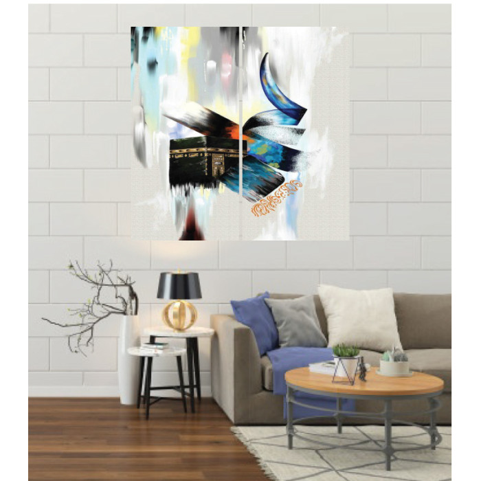 Wall Frames 2 Pieces Set Canvas – Digitally Printed Wall Canvas F-45