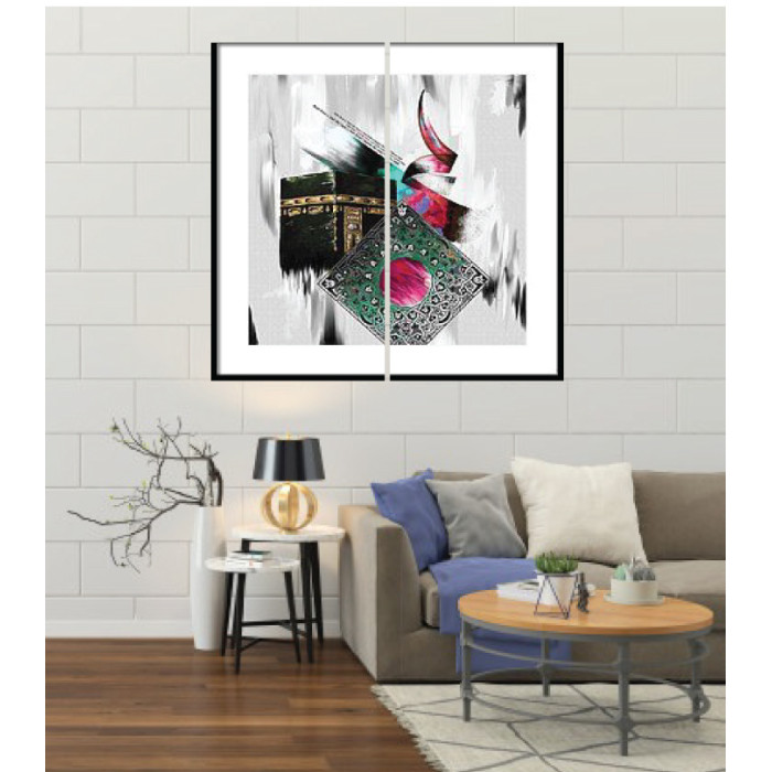 Wall Frames 2 Pieces Set Canvas – Digitally Printed Wall Canvas F-48
