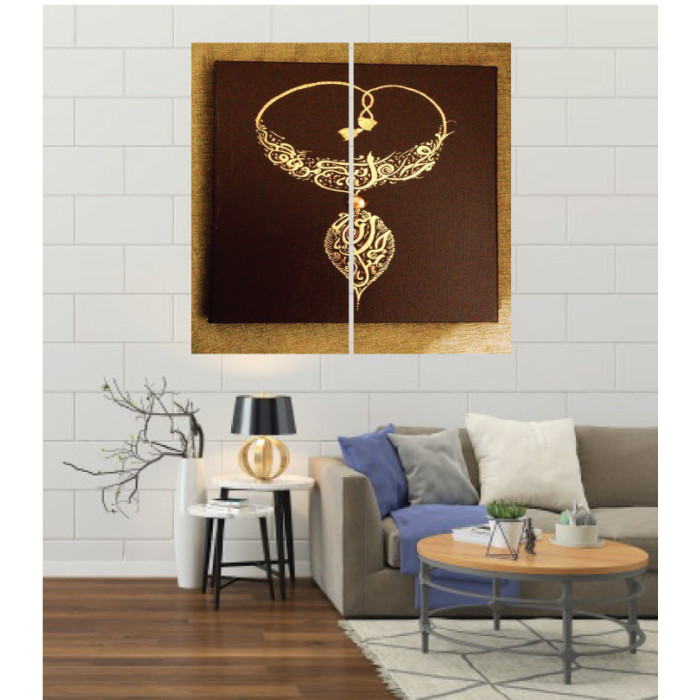 Wall Frames 2 Pieces Set Canvas – Digitally Printed Wall Canvas F-53