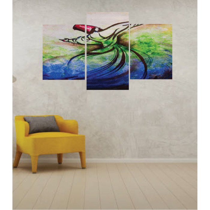 Wall Frames 3 Pieces Set Canvas – Digitally Printed Wall Canvas TI-116
