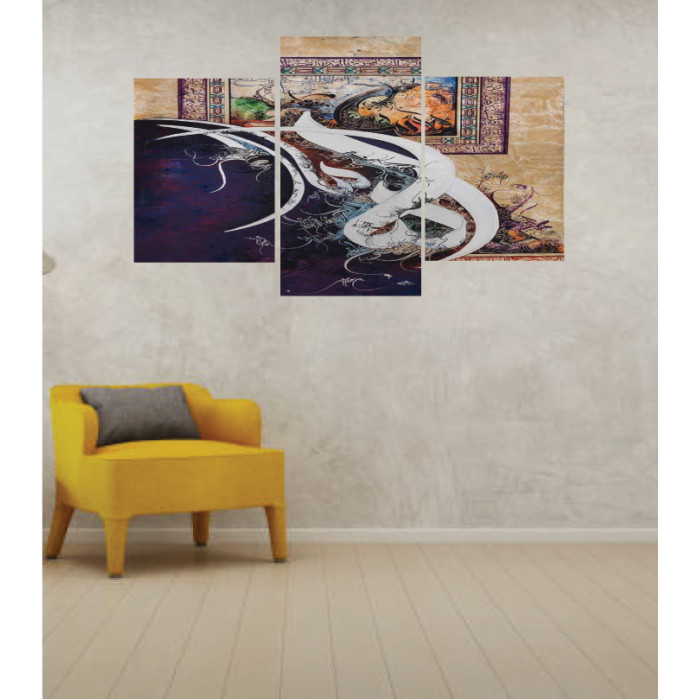 Wall Frames 3 Pieces Set Canvas – Digitally Printed Wall Canvas TI-136