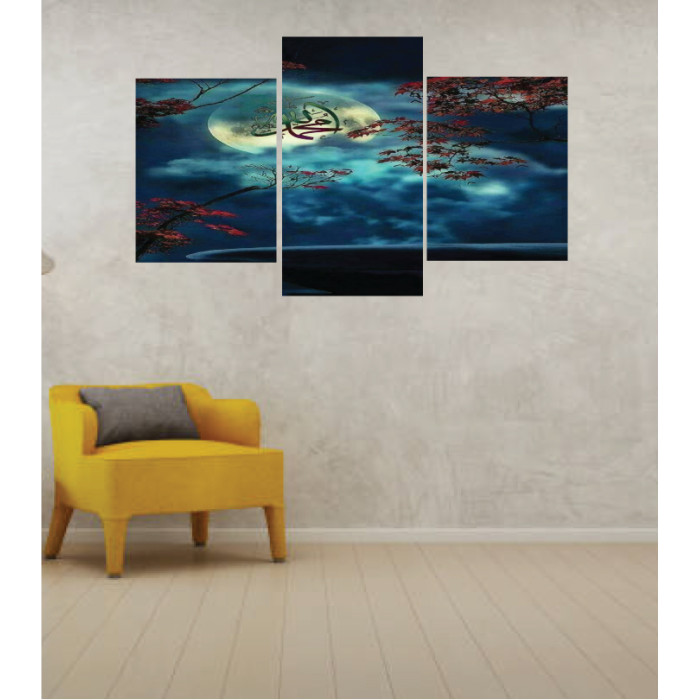 Wall Frames 3 Pieces Set Canvas – Digitally Printed Wall Canvas TI-137