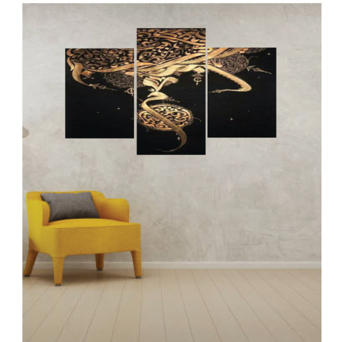 Wall Frames 3 Pieces Set Canvas – Digitally Printed Wall Canvas TI-144 Wall Frames 3 Pieces Set Canvas – Digitally Printed Wall Canvas TI-144