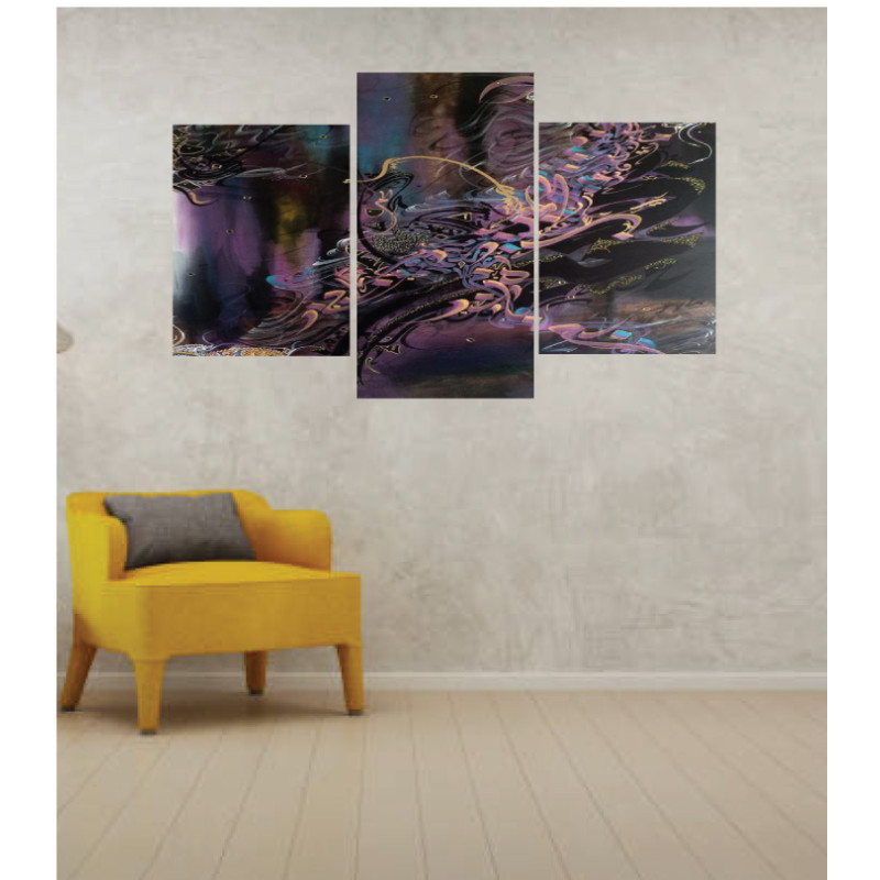 Wall Frames 3 Pieces Set Canvas – Digitally Printed Wall Canvas TI-148