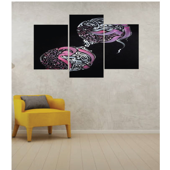 Wall Frames 3 Pieces Set Canvas – Digitally Printed Wall Canvas TI-162
