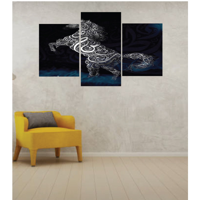 Wall Frames 3 Pieces Set Canvas – Digitally Printed Wall Canvas TI-44