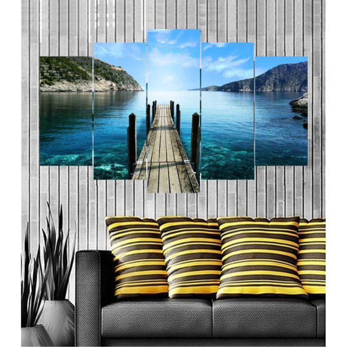 Wall Frames 5 Pieces Set Canvas - Digitally Printed Wall Canvas  post-104