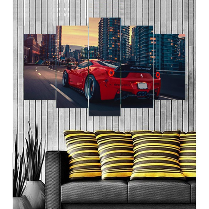 Wall Frames 5 Pieces Set Canvas - Digitally Printed Wall Canvas  post-108