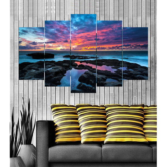Wall Frames 5 Pieces Set Canvas - Digitally Printed Wall Canvas  post-42