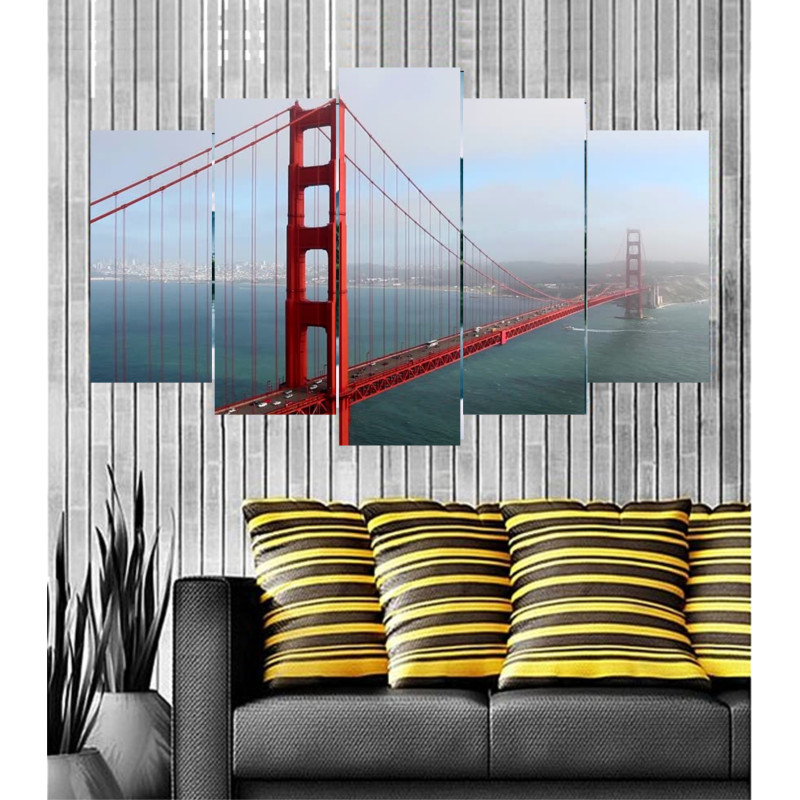 Wall Frames 5 Pieces Set Canvas - Digitally Printed Wall Canvas  post-47