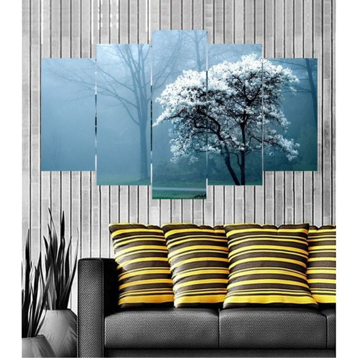 Wall Frames 5 Pieces Set Canvas - Digitally Printed Wall Canvas  post-116