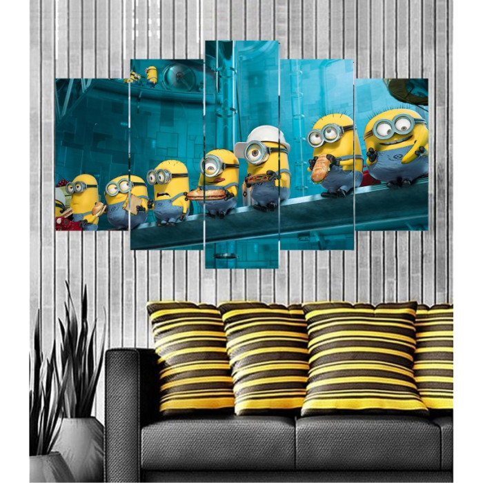 Wall Frames 5 Pieces Set Canvas - Digitally Printed Wall Canvas  post-117