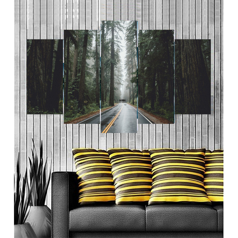 Wall Frames 5 Pieces Set Canvas - Digitally Printed Wall Canvas Frames post-12