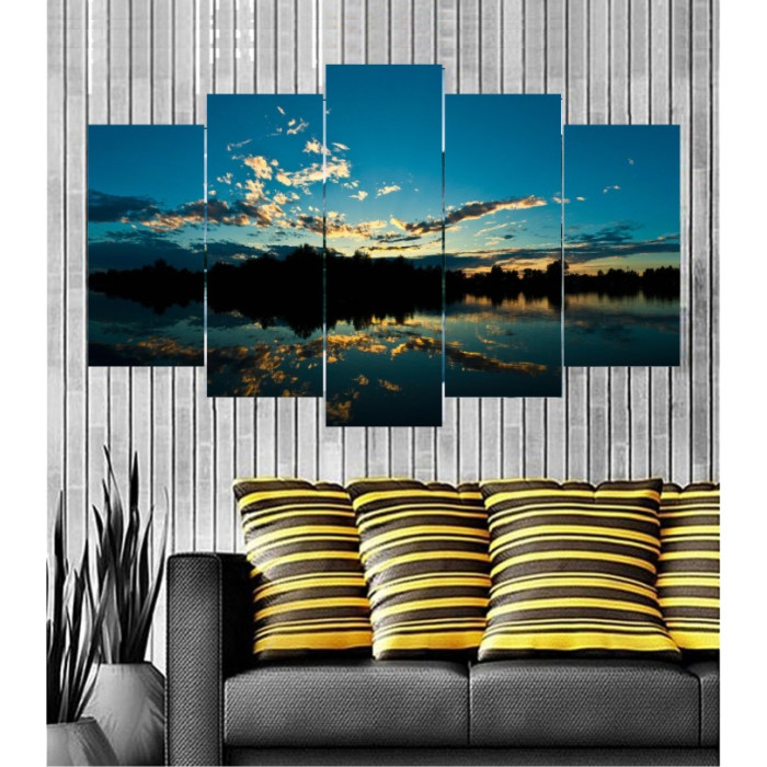 Wall Frames 5 Pieces Set Canvas - Digitally Printed Wall Canvas  post-125