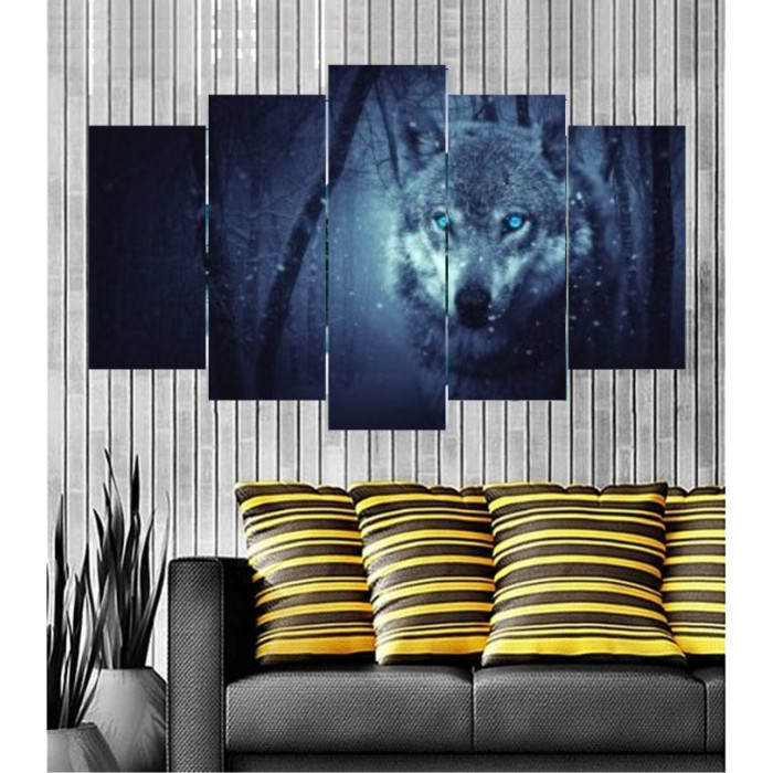 Wall Frames 5 Pieces Set Canvas - Digitally Printed Wall Canvas  post-134