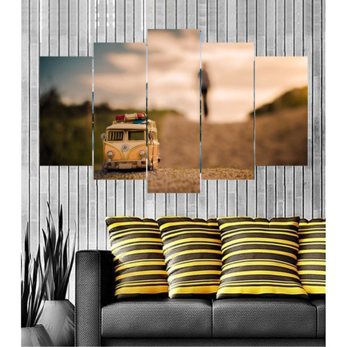 Wall Frames 5 Pieces Set Canvas - Digitally Printed Wall Canvas  post-135